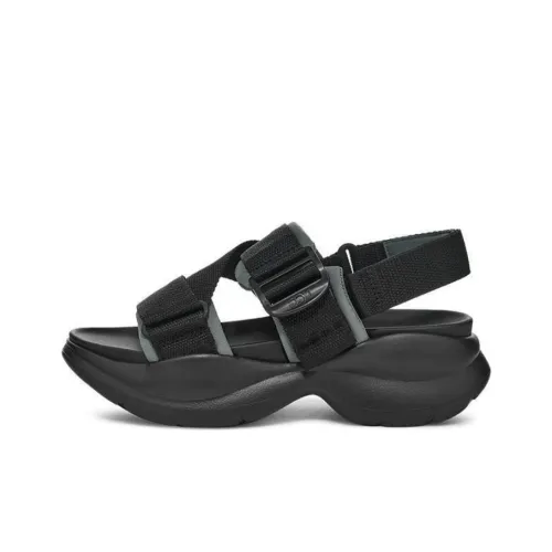 UGG Пляжные сандалии Черные Женские