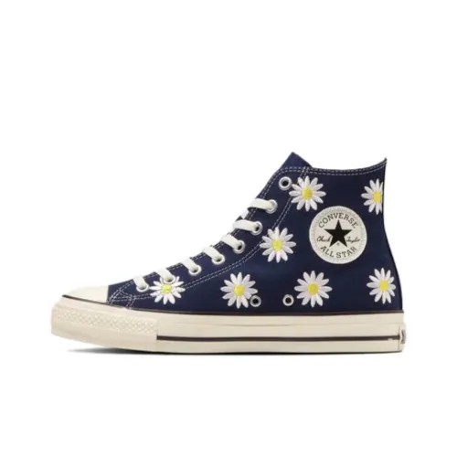 Конверс All Star Ⓡ Daisyflower Hi High Топ Кеды Унисекс Синий Белый