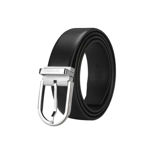 SEPTWOLVES Бизнес Шпилька Ремни из натуральной кожи Мужской
