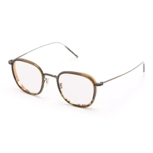 Oliver Peoples Ацетат Акрил Титан Нерегулярная форма Солнцезащитные очки Унисекс Черепаховый