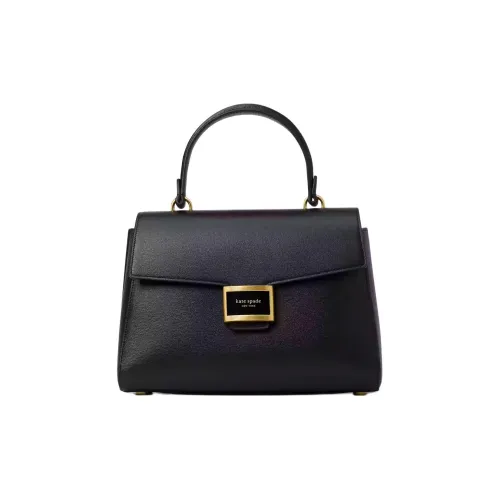 Kate Spade Katy Текстурированная кожа сумка через плечо сумка среднего размера женская черная