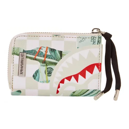 SPRAYGROUND PVC держатель для карт кошелек кошелек для монет маленький кошелек унисекс натуральный белый