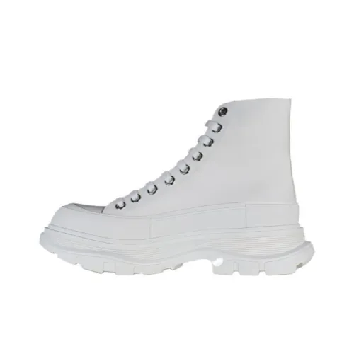 Alexander McQueen Tread Slick High Топ Повседневная обувь Мужская Белая