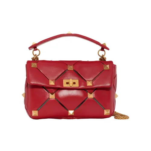 Valentino Телячья кожа Портативная Сумка через плечо Сумка на плечо Большая Женская Красная