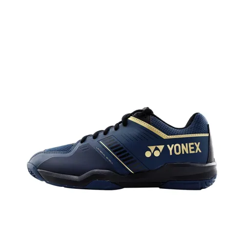YONEX Противоскользящая Устойчивая к износу Низкий Топ Бадминтон Обувь Мужская Темно-синий Лазурь