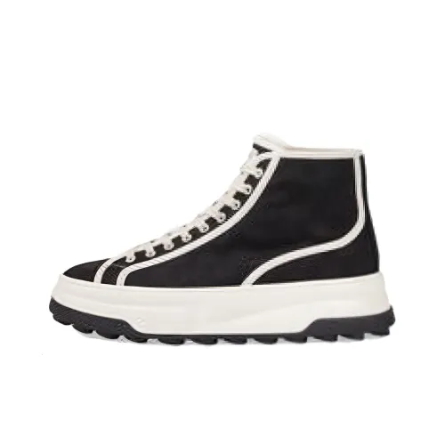 GUCCI Высокие кеды мужские черные