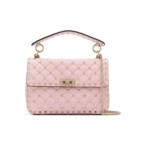Valentino Rockstud Lambskin Bag Women's Pink