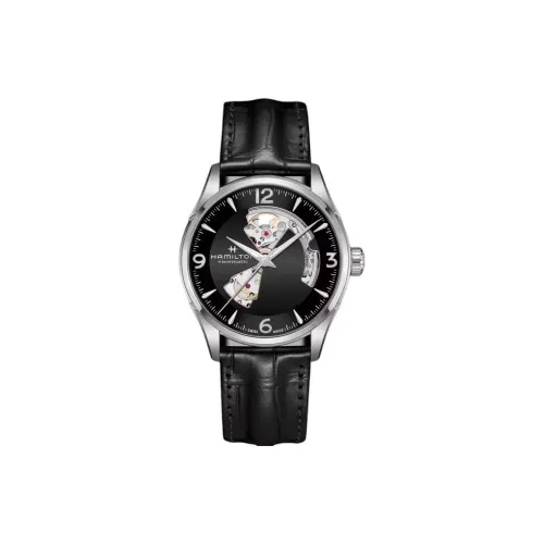 Часы Hamilton автоматические механические унисекс 42 мм черный циферблат корпус из нержавеющей стали