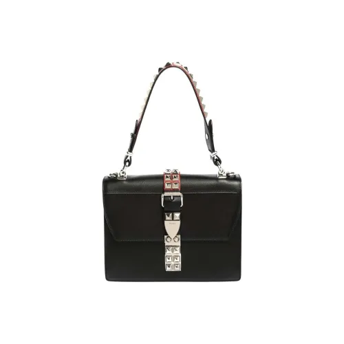 PRADA Кожа Сумка Сумка через плечо Женская Черная Красная