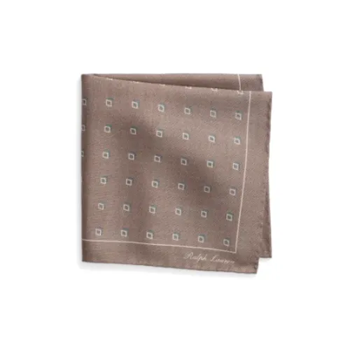Ralph Lauren Purple Label Шелковые шарфы Мужской Коричневый