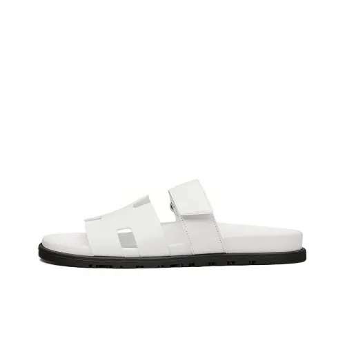 HERMES Chypre Стильные Сандалии Мужские Белые