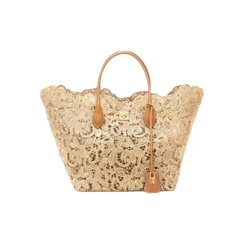 ERMANNO SCERVINO Рафия с Гладкой Телячьей Кожей Тоут Сумка Сумка для покупок Женская Сумка Естественный