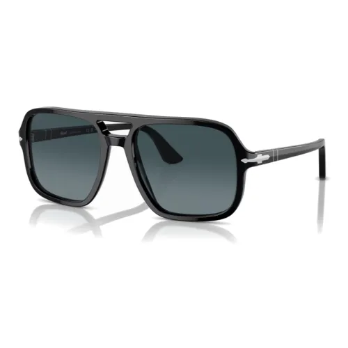 PERSOL Ацетат Aviator Солнцезащитные очки Мужские Черные