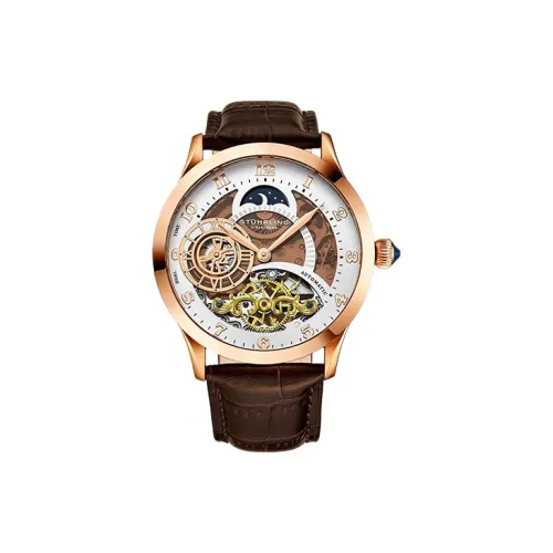 STUHRLING Автоматический механический механизм Мужские часы Legend Collection 44mm*12,5mm Скелет
