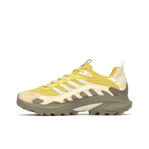 MERRELL MOAB SPEED 2 Vent 2K 1TRL Амортизация Износостойкий Низкий Топ Уличная Обувь Мужская Желто-Серый