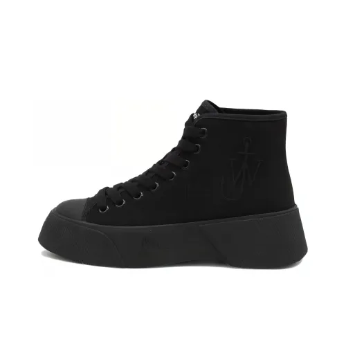 JW Anderson Скейтборд Кроссовки High Топ Черные Женские