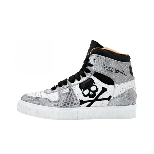 PHILIPP PLEIN Hi Топ Low Топ Скейтборд Кроссовки Унисекс Серый Белый