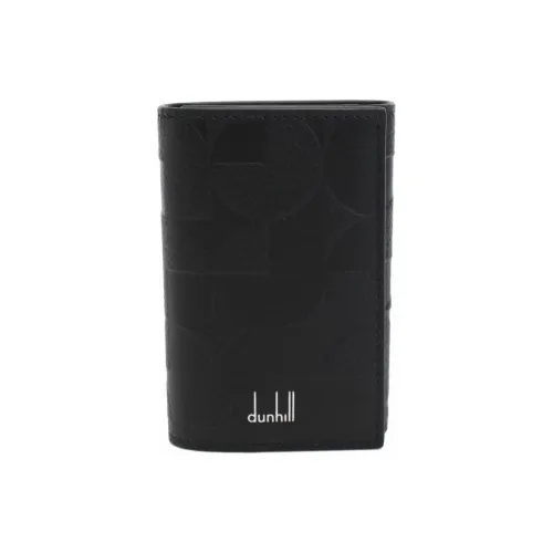 Dunhill Кожа Key Pouch Унисекс Черный