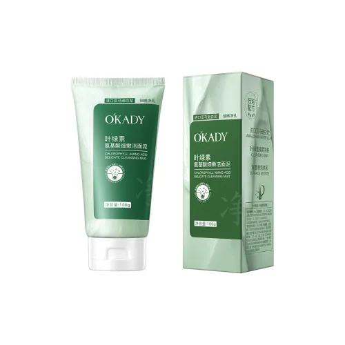 O'KADY Leaf Зеленый Amino Acid Рефинер Очищающее Средство Грязь Контроль Жирности Чистка Освежающий 100г