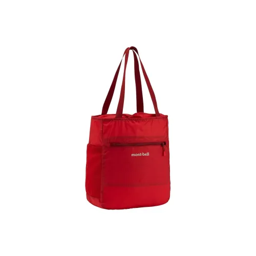 MONTBELL Нейлоновая сумка-тоут сумка для покупок сумка через плечо маленькая сумка унисекс красный