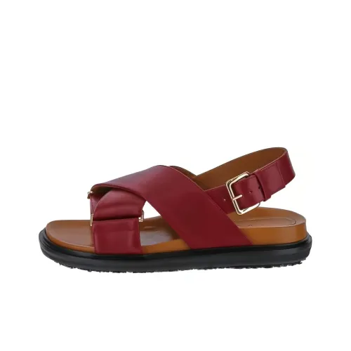 MARNI Пляжные сандалии Женские Red