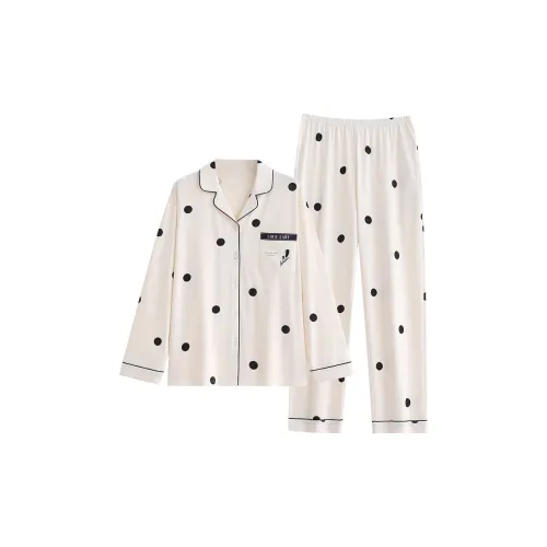 Follow The United States Пижамный комплект Женские Гороховый узор