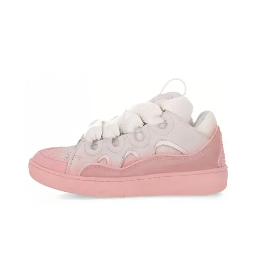 Кроссовки для скейтбординга Lanvin Curb Low Top Розовые Белые Женские