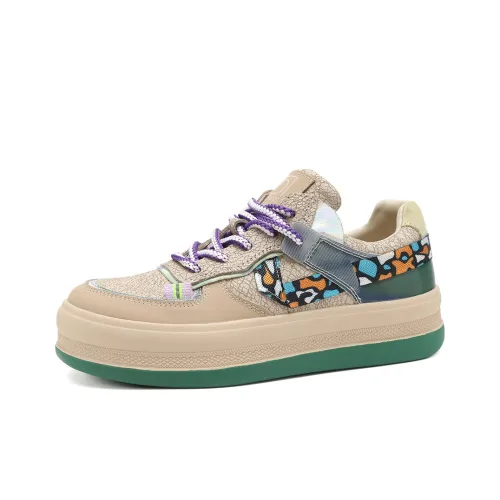 D Fuse SCANDINAVIA Спортивная обувь Slip-Resistant Устойчивая к истиранию Легкий низкий топ для скейтбординга Женская