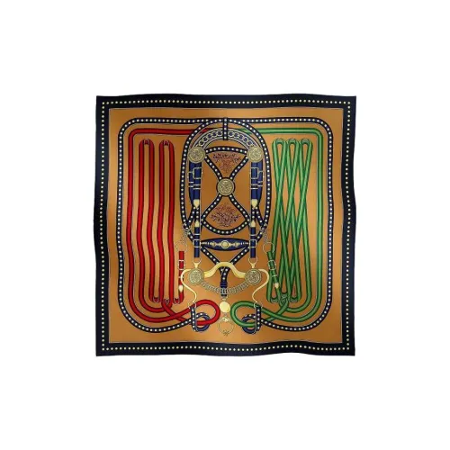 HERMES Шелковые шарфы для женщин многоцветные