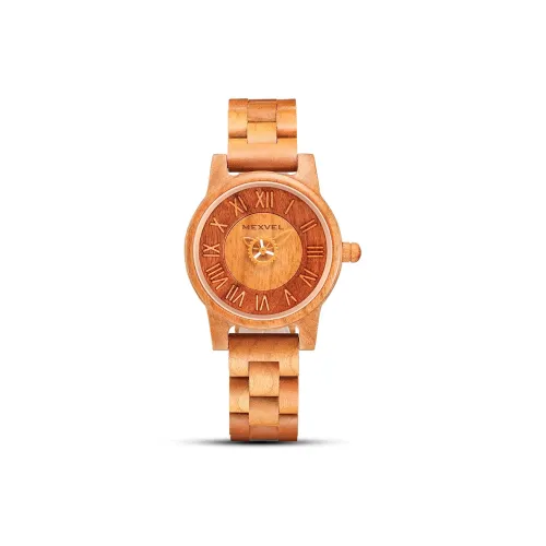 MEXVEL Кварцевый механизм, Женские часы, 36 мм, Желтые