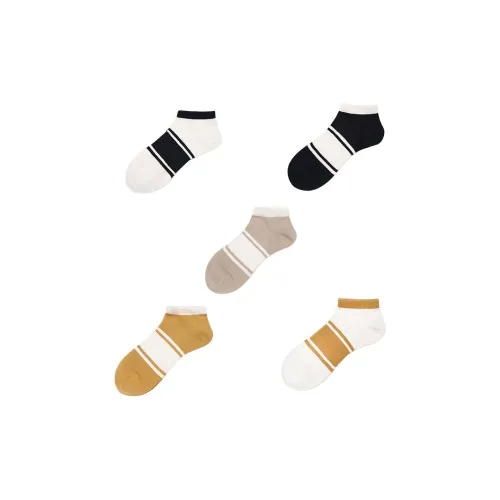 Pan Shijia Низкие носки для мужчин упаковка из 5 пар