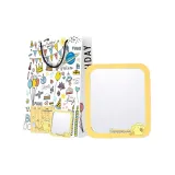 Пудинговый Собака Квадратная Таблица Зеркальце и Изящный Подарочный Набор Сумка