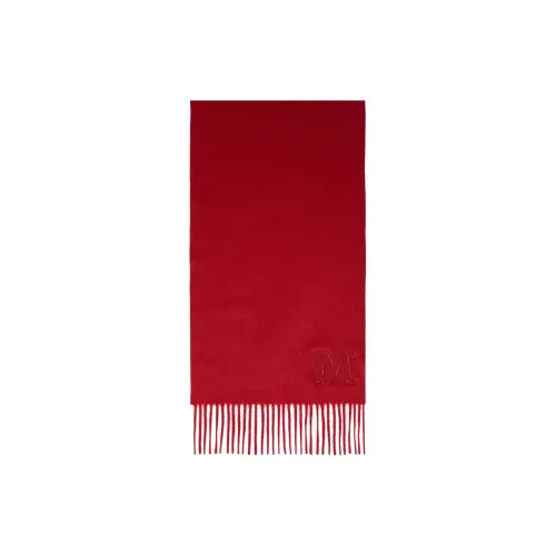 MaxMara Вязаные шарфы Женские Red