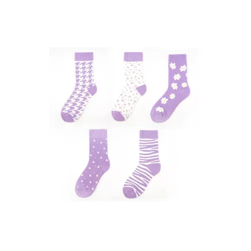 Pan Shijia Носки Crew Женские упаковка из 5 пар