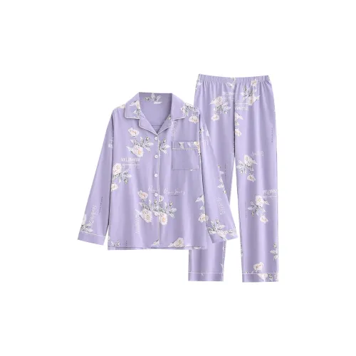 Follow The United States Пижамный комплект женский фиолетовый