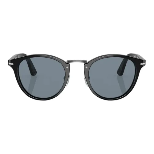 PERSOL OVAL SUNGLASSES Мужские Черные