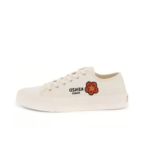 KENZO Low-Top Canvas Shoes White Women's
