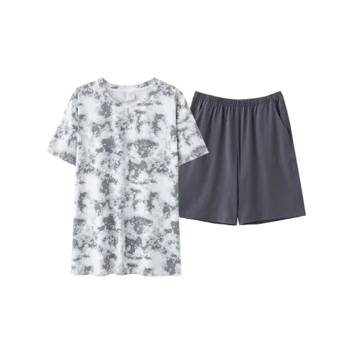 White Ran Пижамный комплект Мужской Светло-Серый