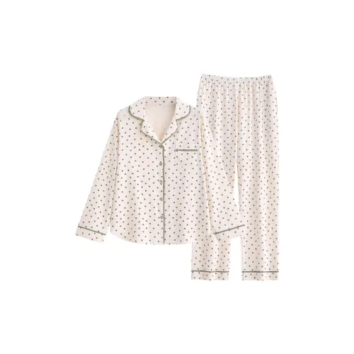 Follow the United States Пижамный комплект Женские Белые