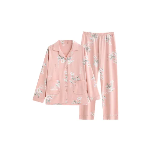 Follow the United States Пижамный комплект Женский Светло-розовый