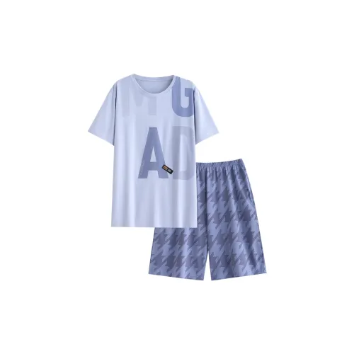 Follow The United States Пижамный комплект Мужской Синий