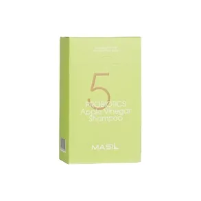 MASIL 5 Strain Пробиотический Шампунь с Яблочным Уксусом 8 мл*20 Сумок Коробка