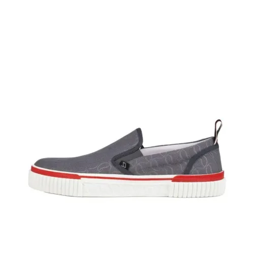 Christian Louboutin Мужские повседневные туфли Low Top Серый Мужской
