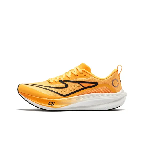 Erke Dust 3,0 Беговые кроссовки Низкий топ Флуоресцентный Сладкий апельсин Мужской