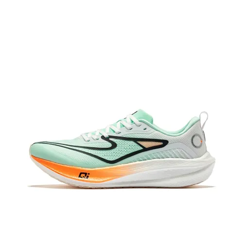 Erke Dust 3,0 Беговые кроссовки Низкий Топ Белый Erke Циановый Liudong Мужской