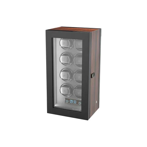 PAUL Дизайн P.D UK Bodi 8 единиц часов Winder Черный Shadow Ebony Черный Абрикос Унисекс GENTLEMEN8