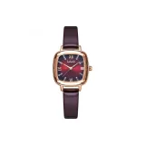 LA016 Розовый корпус, красный циферблат