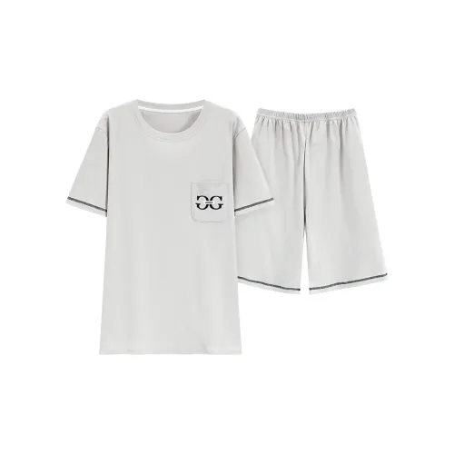 The Story Of The Flower Season Пижамный комплект Мужской Светло-Серый