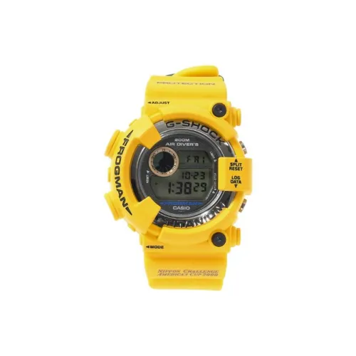 CASIO Кварцевый механизм Смольный ремешок Часы 52*50,3*18,2 мм Унисекс Серый циферблат