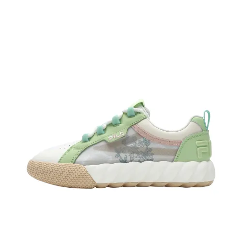 FILA CAMPO VERSAILLES Низкие Кроссовки для скейтбординга Женские Белые Зеленые